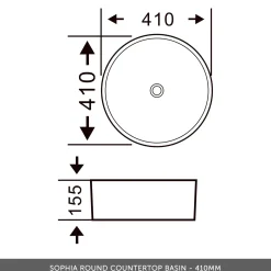 Drench Origin 900mm Wall Mounted Vanity Unit & Countertop