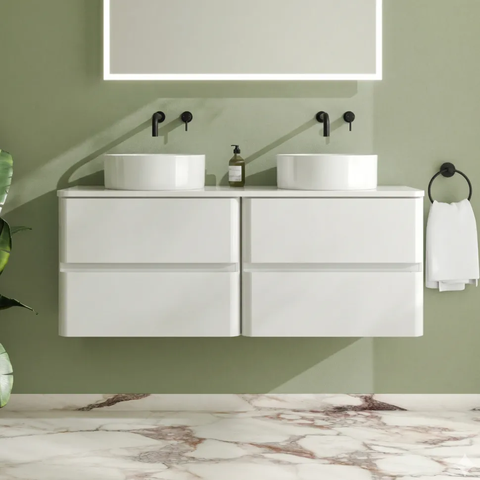 Drench Origin 1200mm Wall Mounted Vanity Unit & Countertop