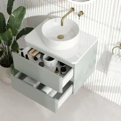 Drench Origin 600mm Wall Mounted Vanity Unit & Countertop