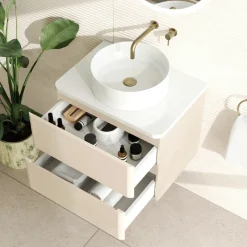 Drench Origin 600mm Wall Mounted Vanity Unit & Countertop