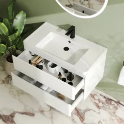 Drench Origin 900mm Wall Mounted Vanity Unit & Basin