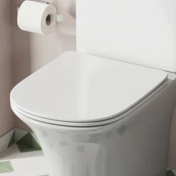 Drench Soft Close Round Slimline Toilet Seat With Quick Release Hinges