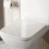 Drench Soft Close Square Wrap Over Toilet Seat With Quick Release Hinges