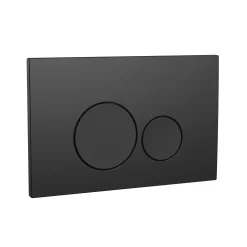 Drench Wall Hung Toilet Frame, Pneumatic Concealed Cistern & Dual Flush Plate with Round Buttons