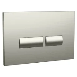 Dual Flush Plate with Angular Buttons