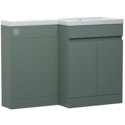 Dylan 1100mm Combination Basin & Toilet Unit - Green