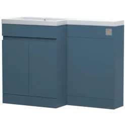 Dylan 1100mm Combination Basin & Toilet Unit - Blue