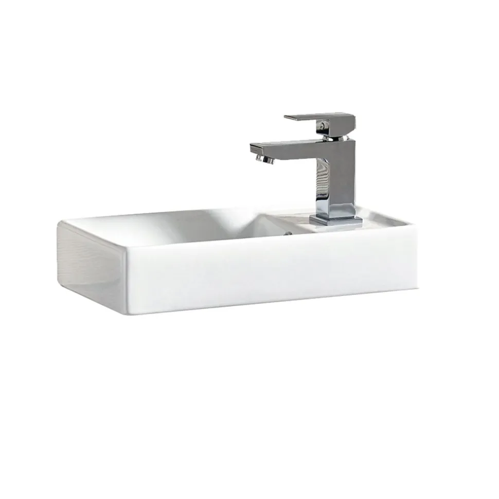 Dylan Waterproof 400mm Gloss White Cloakroom Vanity Unit & Basin