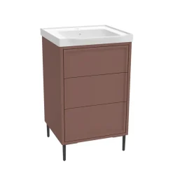 Elara 500mm Floorstanding Vanity Unit & Basin with Leg Set