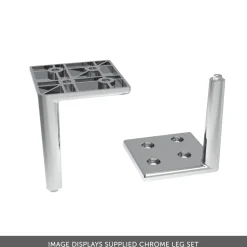 Elara 600mm Floorstanding Vanity Unit & Basin with Leg Set