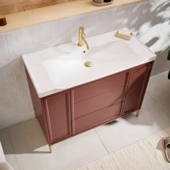 Elara 1000mm Floorstanding Vanity Unit & Basin with Leg Set