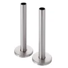 EliteHeat Radiator Pipe Covers & Shrouds - Nickel