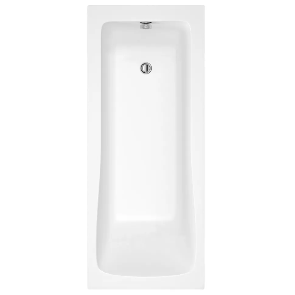 Emily Compact Bathroom Suite with Rimless Toilet & Space Saving Bath