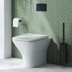 Emily Compact Rimless Back To Wall Toilet & Soft Close Seat