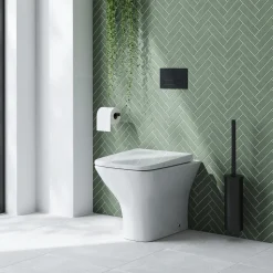 Emily Compact Rimless Back To Wall Toilet & Soft Close Seat