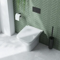 Emily Compact Rimless Back To Wall Toilet & Soft Close Seat