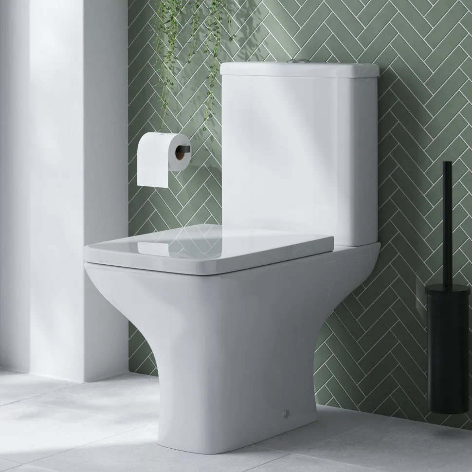 Emily Complete Bathroom Suite with Reinforced Bath & Rimless Toilet