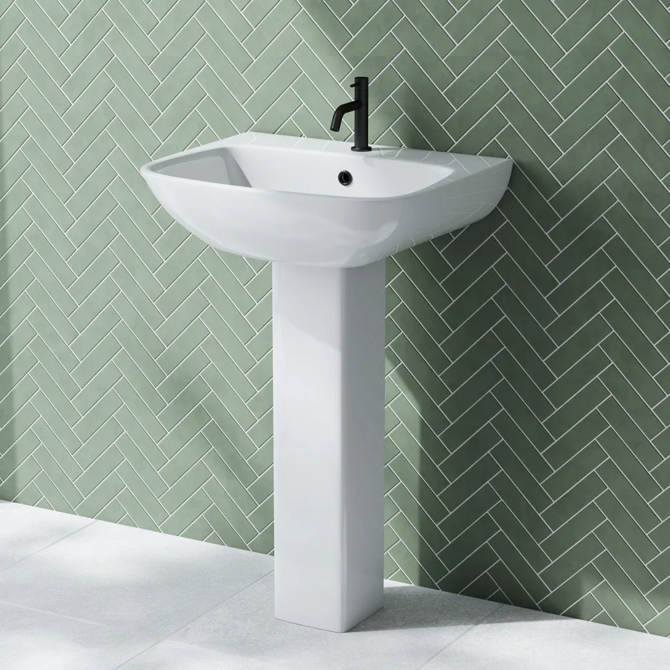 Emily Complete Bathroom Suite with Reinforced Bath & Rimless Toilet
