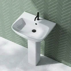 Emily Complete Bathroom Suite with Reinforced Bath & Rimless Toilet