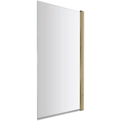 Emily Complete Brushed Brass Bathroom Suite with Reinforced Shower Bath & Rimless Toilet