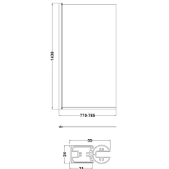 Emily Complete Brushed Brass Bathroom Suite with Reinforced Shower Bath & Rimless Toilet