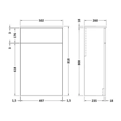 Emily L Shaped Shower Bath Suite with Rimless Back to Wall Toilet & 1700mm Bath