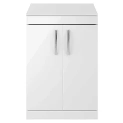 Emily 600mm Floorstanding 2 Door Vanity Unit and Countertop
