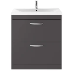 Emily 800mm Floorstanding 2 Drawer Vanity Unit & Basin Options