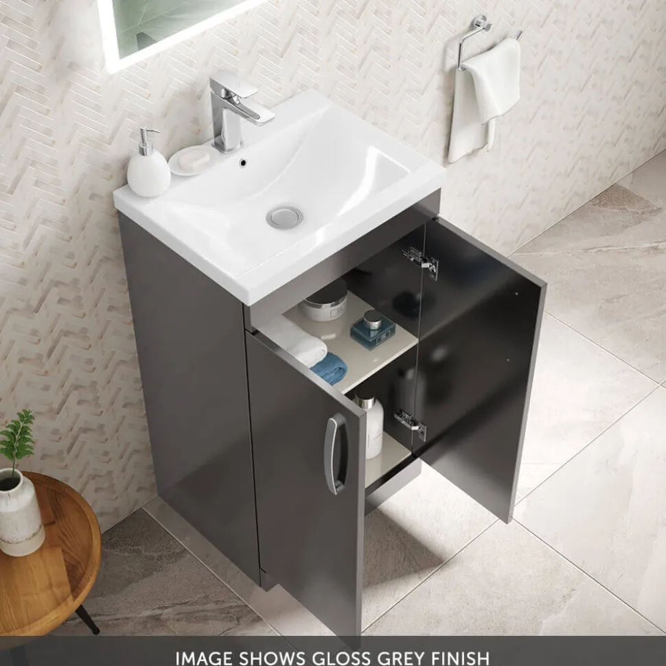 Emily 500mm Floorstanding Vanity Unit & Basin Options
