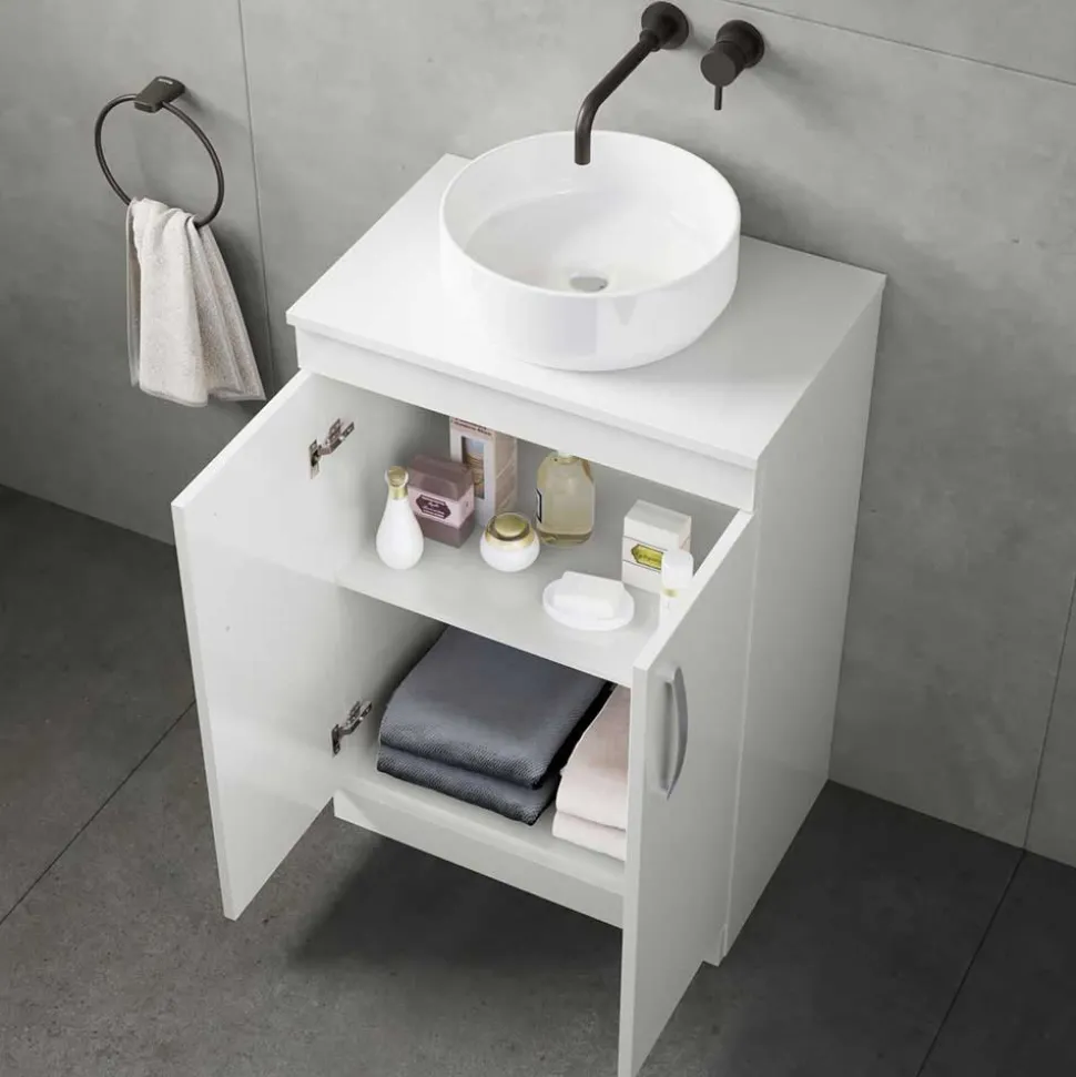 Emily 500mm Floorstanding Vanity Unit & Countertop