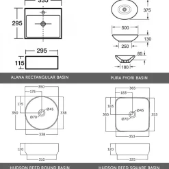Emily 500mm Floorstanding Vanity Unit & Countertop