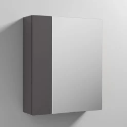 Emily 600mm Mirror Cabinet with Offset Door