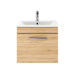 Emily 500mm Wall Mounted 1 Drawer Vanity Unit & Basin Options