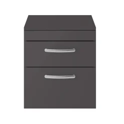 Emily 500mm Wall Mounted 2 Drawer Vanity Unit and Countertop