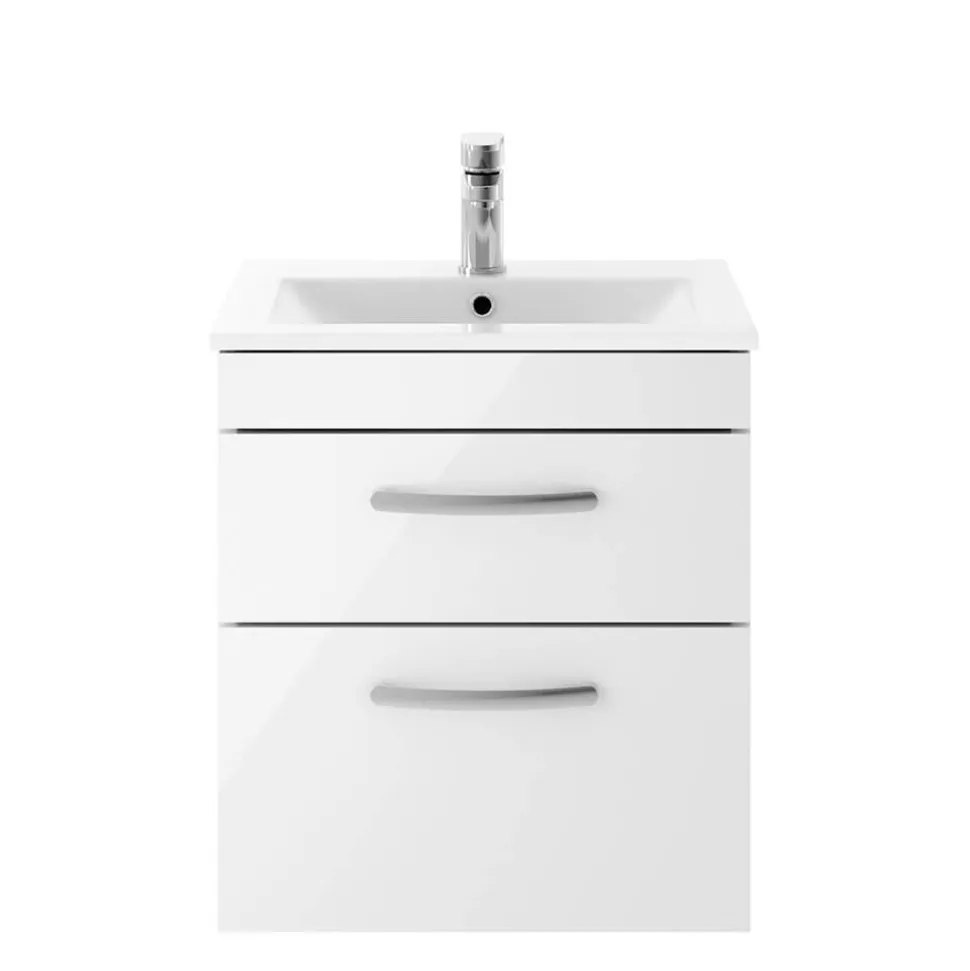 Emily 500mm Wall Mounted 2 Drawer Vanity Unit & Basin Options