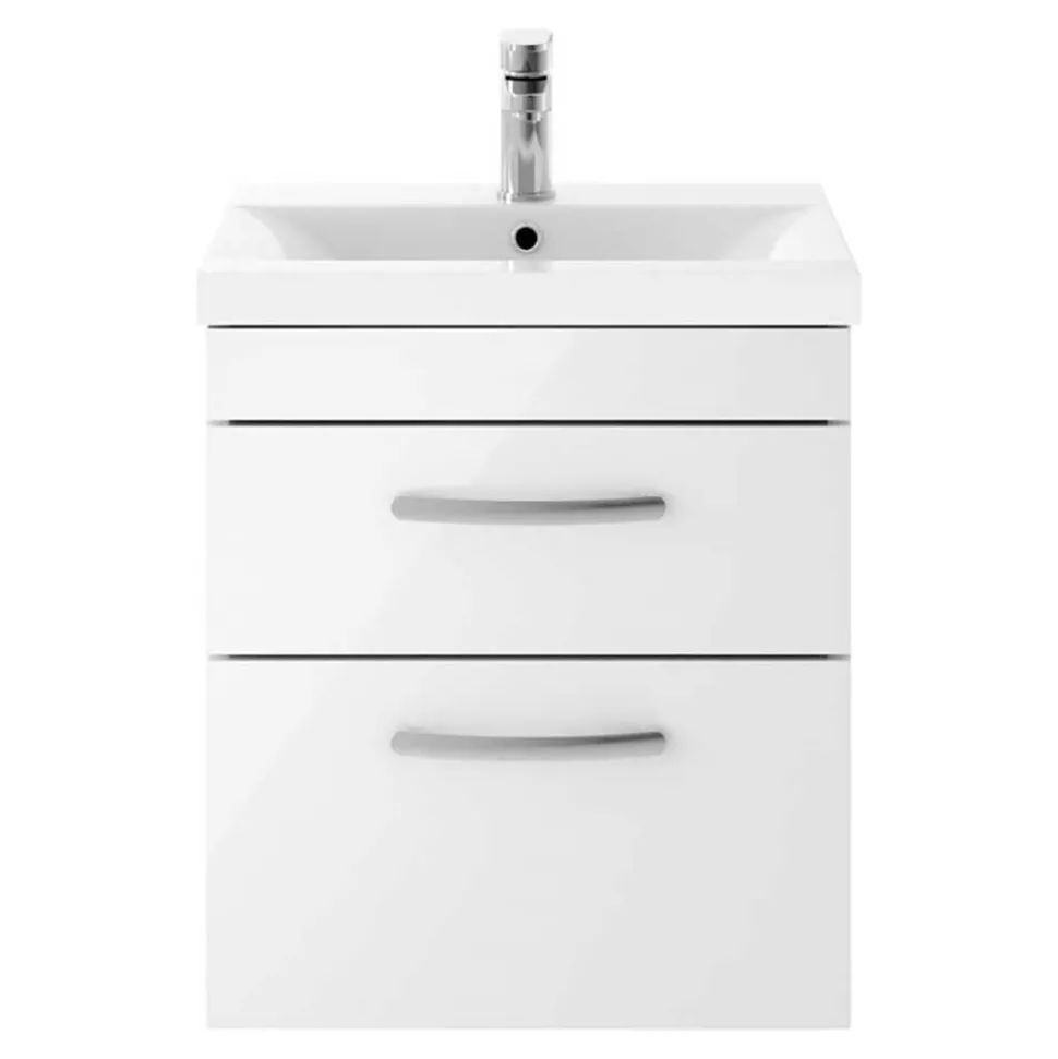 Emily 500mm Wall Mounted 2 Drawer Vanity Unit & Basin Options