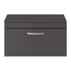 Emily 800mm Wall Mounted 1 Drawer Vanity Unit and Countertop