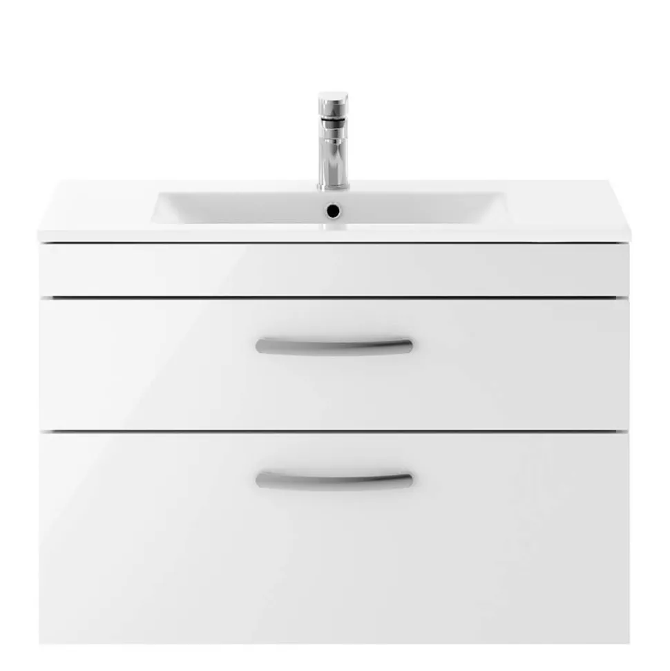 Emily 800mm Wall Mounted 2 Drawer Vanity Unit & Basin Options