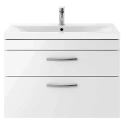Emily 800mm Wall Mounted 2 Drawer Vanity Unit & Basin Options