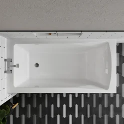 Emily Modern Bathroom Suite with Rimless Toilet & Front Bath Panel