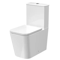 Emily Rimless Back to Wall Close-Coupled Toilet & Soft Close Seat