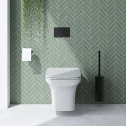 Emily Rimless Compact Wall Hung Toilet & Slimline Soft Close Seat
