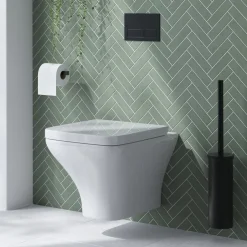 Emily Rimless Wall Hung Toilet & Soft Close Seat