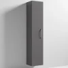 Emily Tall Single Door Storage Unit - Gloss Grey