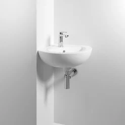 Emma 450mm Corner Wall Hung Basin