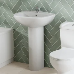 Emma 550mm Full Pedestal & Basin
