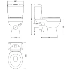Emma 2 Piece Bathroom Suite