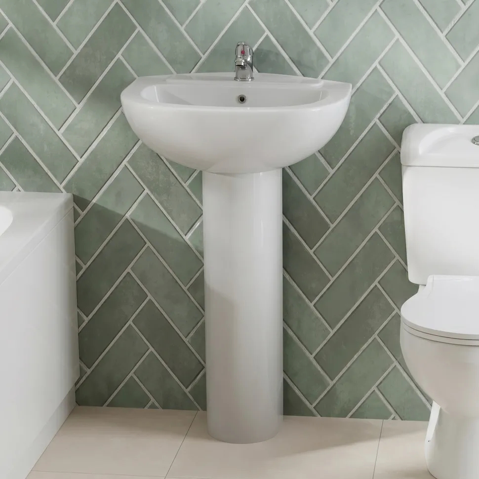 Emma 3 Piece Bathroom Suite with Front Bath Panel