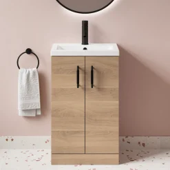 Erin Compact 500mm Floorstanding Cloakroom Vanity Unit & Basin