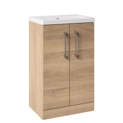 Erin Compact 500mm Floorstanding Cloakroom Vanity Unit & Basin